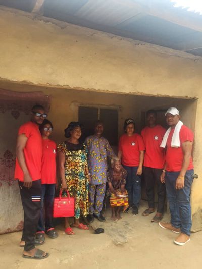 ECN Foundation visited a 95 years old woman in  Obingwa, Abia State on the 20th of February 2025.